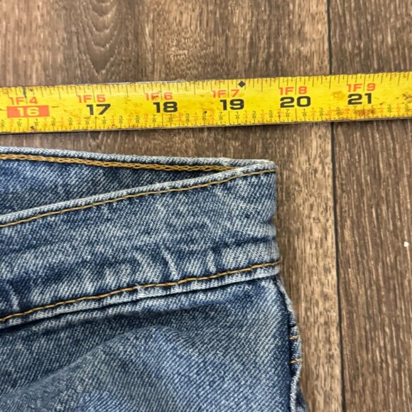 Levi's 502 Jeans Men's 38x32 Medium Wash Taper Fit Stretch Denim Red Tab - Picture 7 of 9